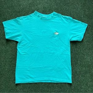 Vintage 90s Reebok Sport Women Embroidered Teal T Shirt Size M 19X24.5